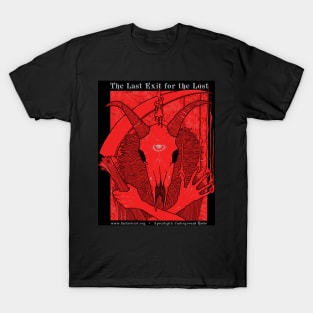 Goat Skull Scythe Last Exit T-Shirt